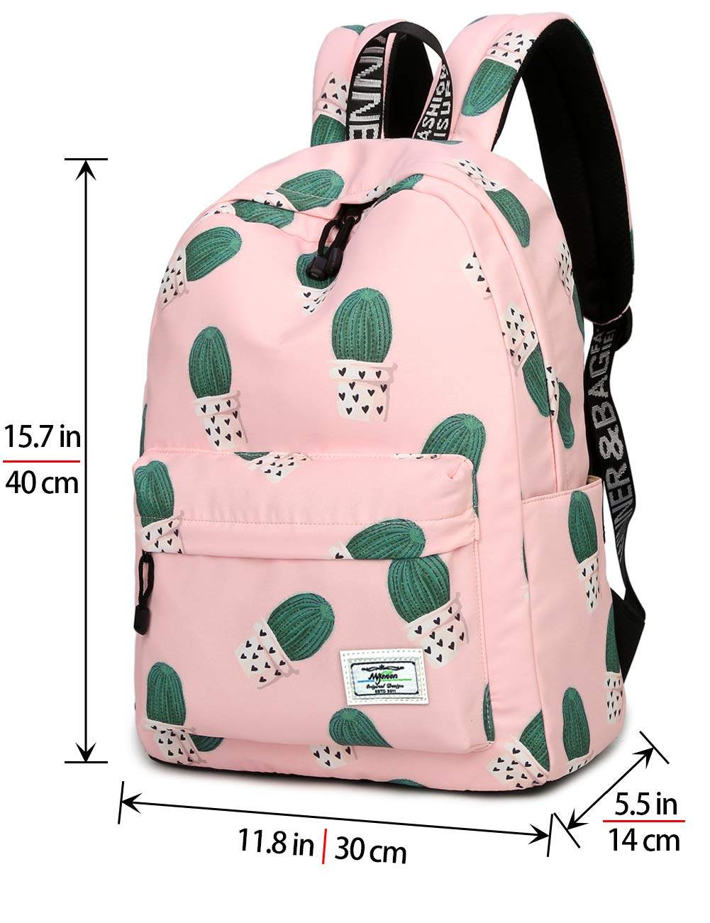 mygreen Kids Backpack, Kawaii Girls Backpack for School